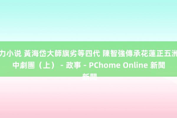 暴力小说 黃海岱大師旗劣等四代 陳智強傳承花蓮正五洲掌中劇團（上） - 政事 - PChome Online 新聞